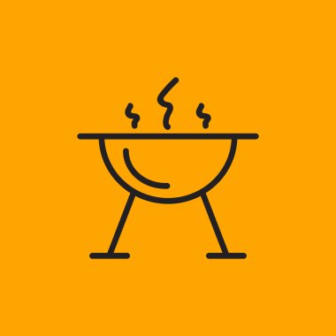 mangal barbekü simgesi