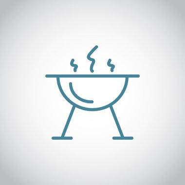 mangal barbekü simgesi