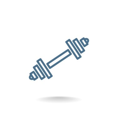 Fitness dumbbell simgesi