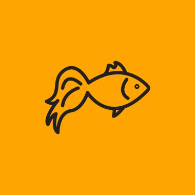 karikatür balık simgesi