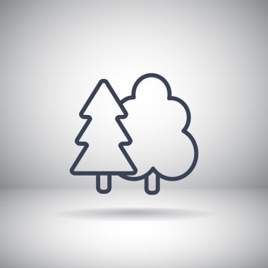  Orman ağaçları simgesi