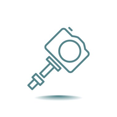 Monopod ile fotoğraf makinesi için selfie