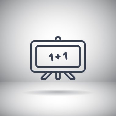 okul karatahta simgesi