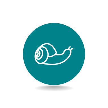 sevimli çizgi salyangoz simgesi