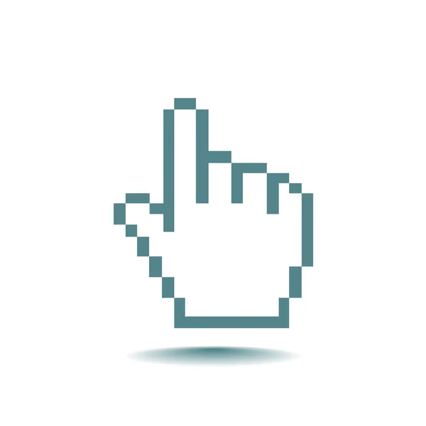 Pictogram van een hand cursor web — Stockvector