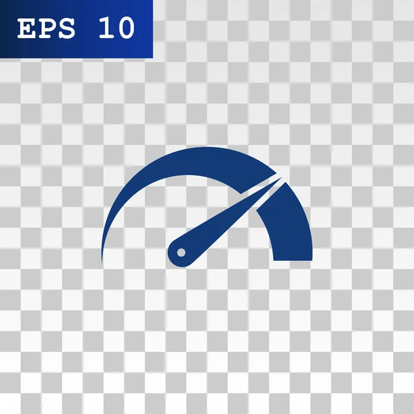 Flèche de l'icône du compteur de vitesse . — Image vectorielle