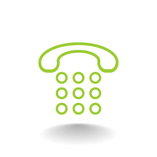 Telefoonhoorn pictogram — Stockvector