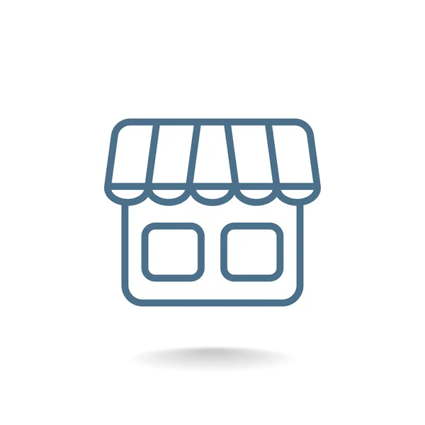 Pictogram winkel of winkel — Stockvector