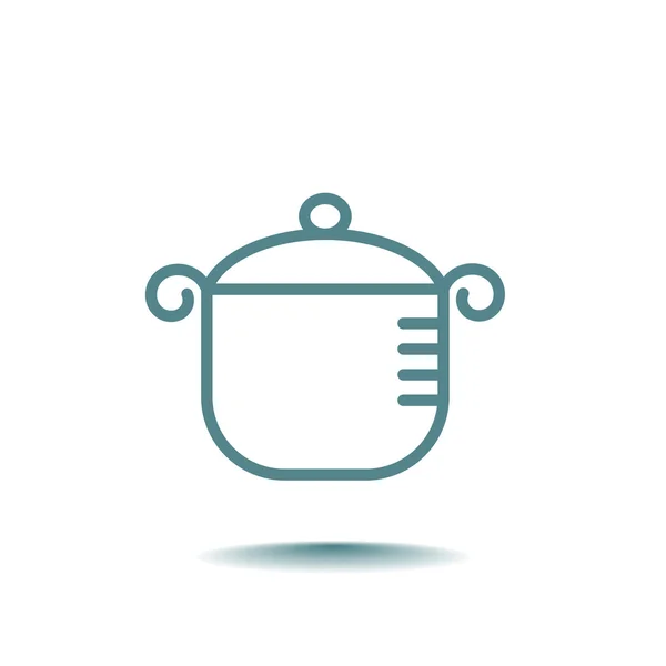 Sauce pan icon — Stock Vector
