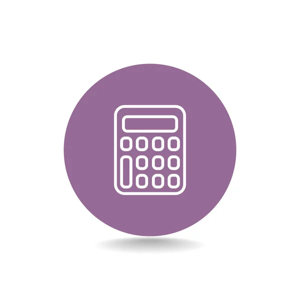 Business calculator icon — Stock Vector