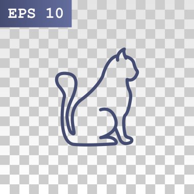 kedi evde beslenen hayvan simgesi