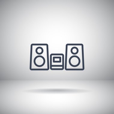 ev ses sistemi simgesi