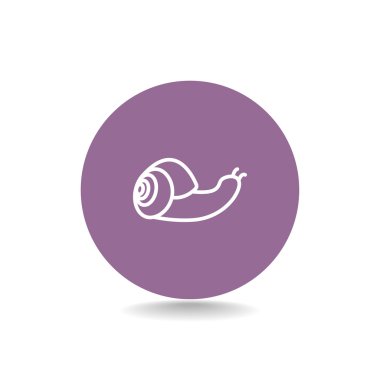 sevimli çizgi salyangoz simgesi