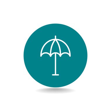 Plaj şemsiye simgesi