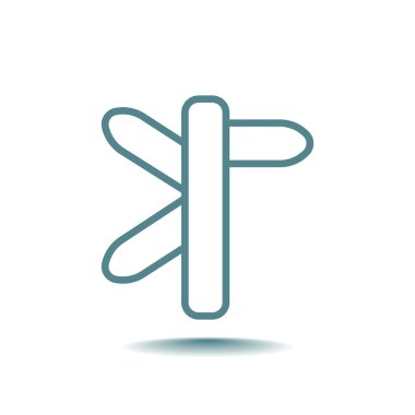 yön işareti simgesi