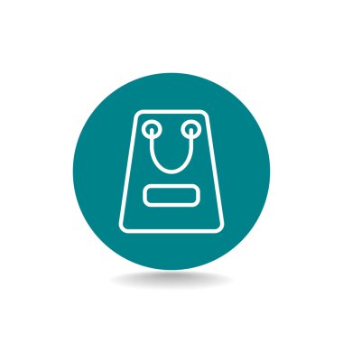 kağıt ambalaj ya da çanta simgesi