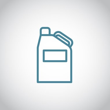 Bidon petrol simgesiyle