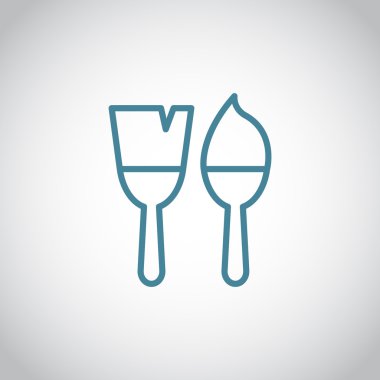 pantolon fırça simgesini