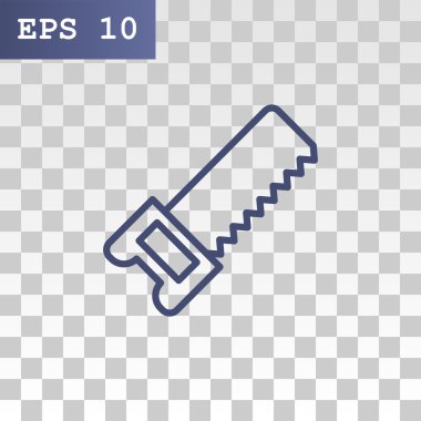 demir testeresi aracı simgesini