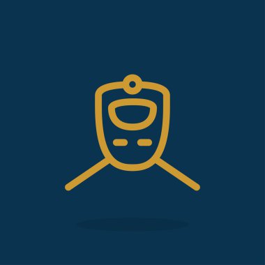 yolcu treni simgesi.