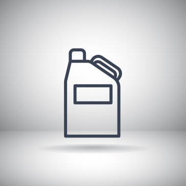 Bidon petrol simgesiyle
