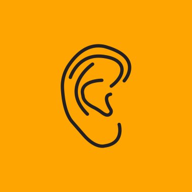 İnsan kulağının simgesi