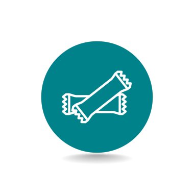 Polietilen mühürlü kapalı torbalar simgesi