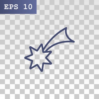 Noel yıldızı simge. 