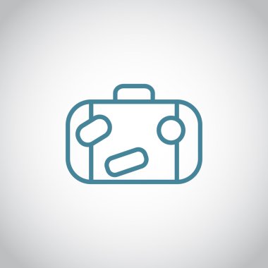 turist çanta simgesi