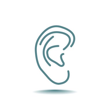 İnsan kulağının simgesi