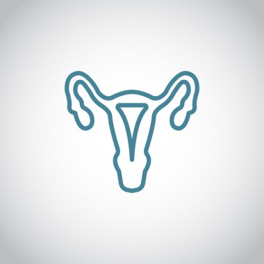 kadın üreme organları simgesi