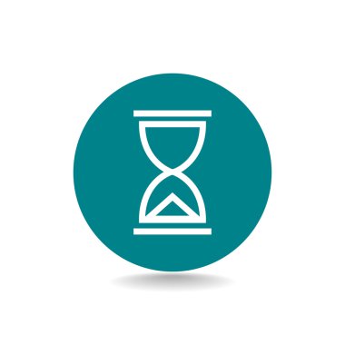 kum saati düz simgesi