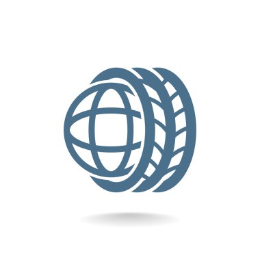 araba lastikleri ve simge