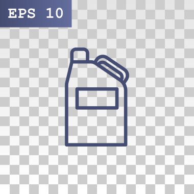 Bidon petrol simgesiyle