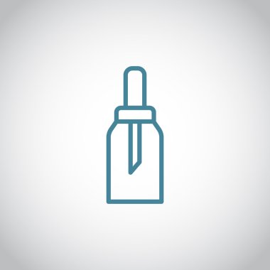 Jel, köpük veya sıvı sabun şişe simgesi