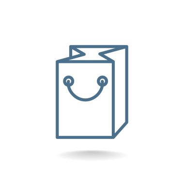 kağıt ambalaj ya da çanta simgesi