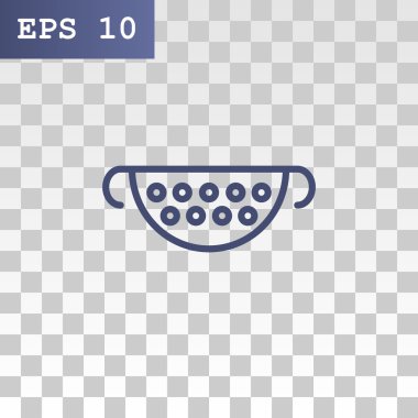 mutfak kevgir simgesi