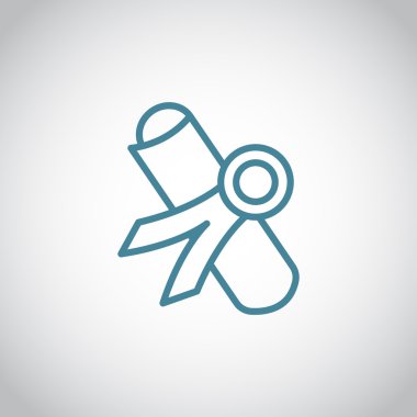 Diploma veya sertifika simge