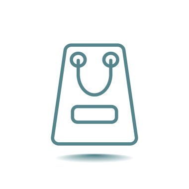 kağıt ambalaj ya da çanta simgesi