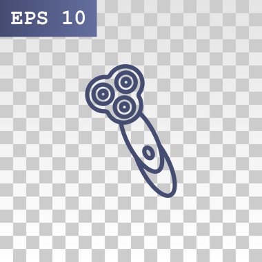 Elektrikli tıraş makinesi simgesini