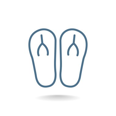 plaj terlikleri simgesi 