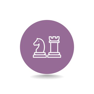 Satranç oyunun simgesi  