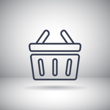 Alışveriş sepeti simgesi