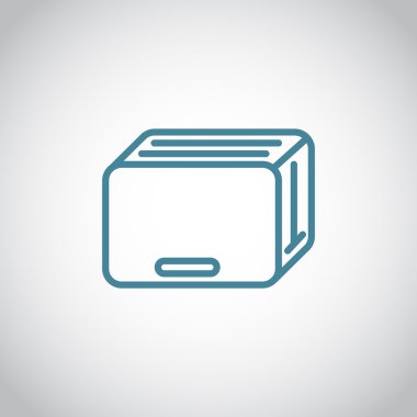 mutfak ekmek kızartma makinesi simgesini