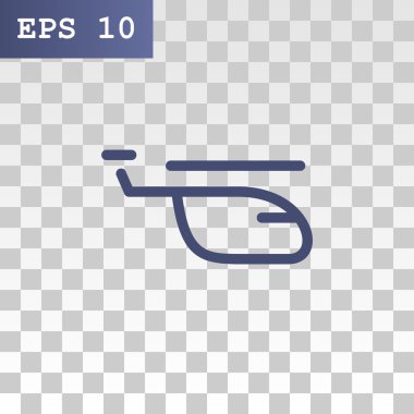 Helikopter uçak simgesi