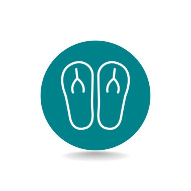 plaj terlikleri simgesi 