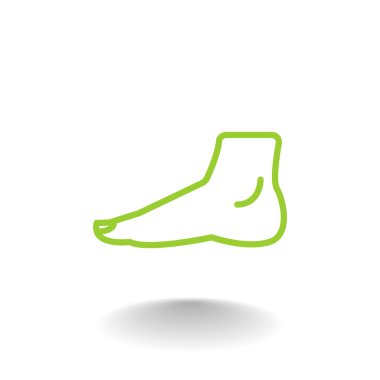 İnsan ayağı simgesi 