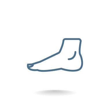 İnsan ayağı simgesi 