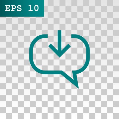 yorum aldı, sohbet simgesi