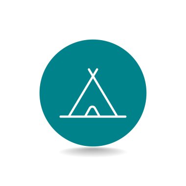 kamp çadırı simgesi